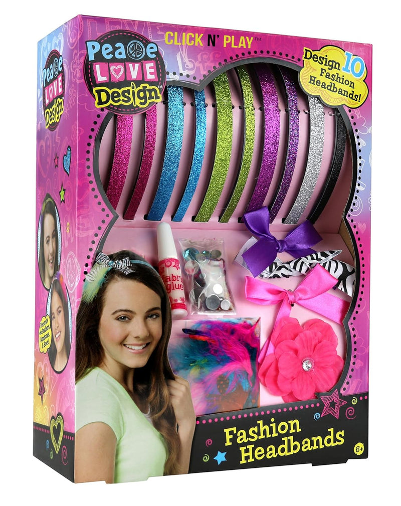 Diy Headband Kit, Hair Fashion Diy Arts & Crafts Kits For Girls, 10 Colorful