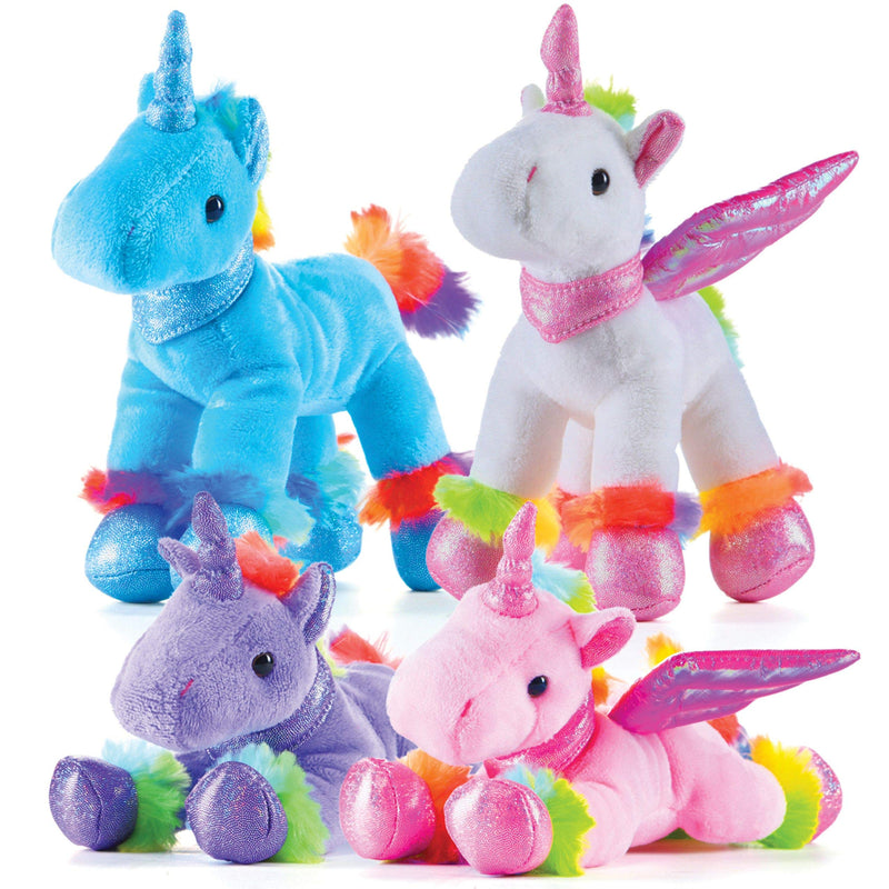 Unicorn Stuffed Animals (4 Cute Plush Unicorns Gifts For Girls), Machine