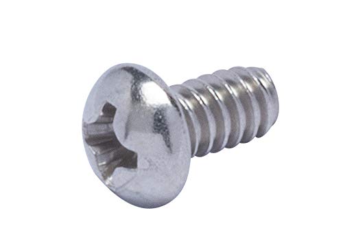 6-32 X 1/4" Stainless Phillips Round Head Machine Screw, (100pc), Coarse Thread, 18-8