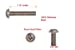 1/4"-20 X 1-1/4" Stainless Phillips Round Head Machine Screw, (25pc), Coarse Thread, 18-8