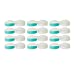 Contact Lens Case 12 Pack - Green Travel Safe