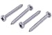 12 X 2" Stainless Pan Head Phillips Wood Screw, (25pc), 18-8 (304) Stainless Steel Screws