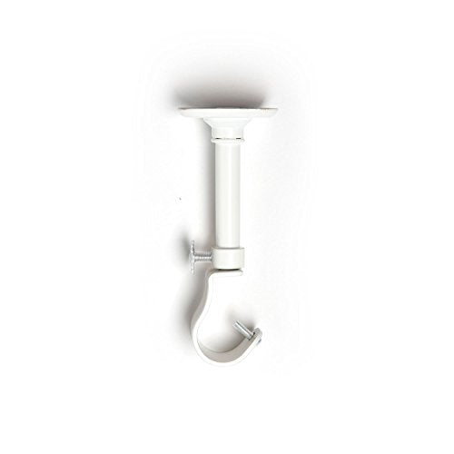 Ceiling Mount Hanging Curtain Rod - Wall Mounted Curtain Rod With Bracket - Long, Heavy