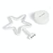 Amped & Co, Star Desk Light, Mini LED Neon Collection, Night Lite Novelty Room Decor