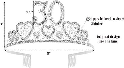 30th Birthday Sash, 30th Birthday Tiara, 30 Birthday Tiara, 30th Birthday, 30th Birthday