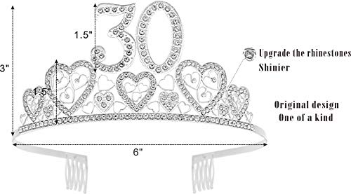 30th Birthday Sash, 30th Birthday Tiara, 30 Birthday Tiara, 30th Birthday, 30th Birthday