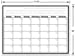 Smart Planner Magnetic Dry Erase Board Monthly Calendar, 16 X 11.75