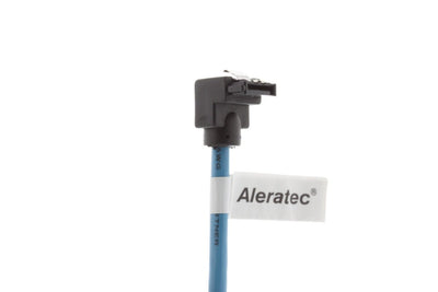 Aleratec SATA 3 Cable 6gb Male Straight to Angle w/Clip 20 in 12-Pk Solid