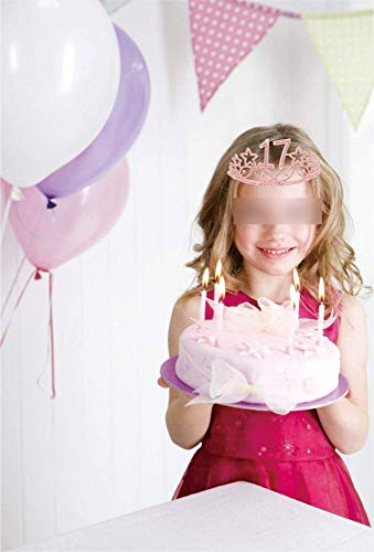 17th Birthday Gifts for Girl, 17th Birthday Tiara and Sash, Happy 17th Birthday Party