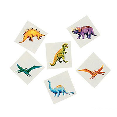 Fun Express Cool Dinosaur Tattoos (6 Dozen