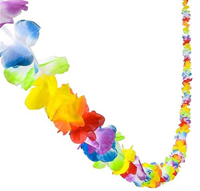 Luau Hawaiian Decorations - 9' Jumbo Flower Lei