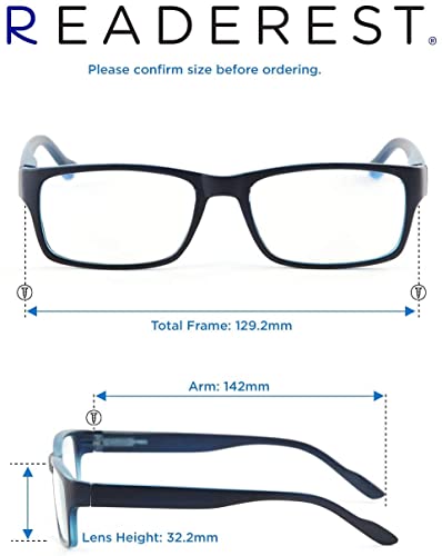 Blue-Light-Blocking-Reading-Glasses-Blue-2-25-Magnification-Computer-Glasses