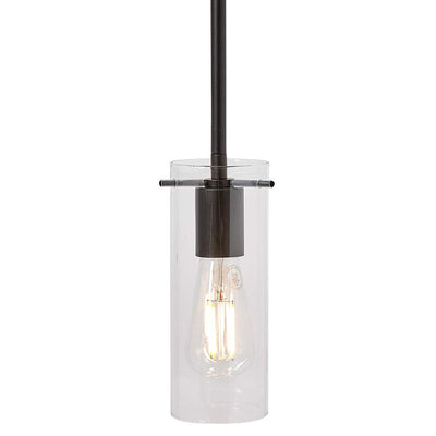 Hamilton Hills New Simple Modern Frosted Glass Pendant Light Brushed Finish | Contemporary