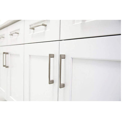 10 Pack Contemporary Solid Sleek Handle Pulls for Kitchen Cupboard Door, Bedroom Dresser