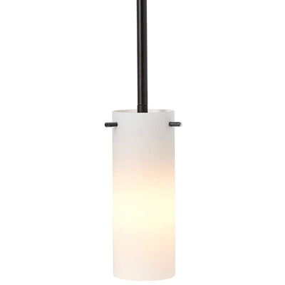 Hamilton Hills New Simple Modern Frosted Glass Pendant Light Brushed Finish | Contemporary