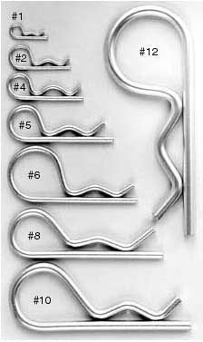 Katzco 150 Pieces Cotter Pin - Heavy Duty Zinc-Plating Steel Hair Pins - for Cars