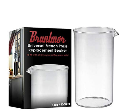 Universal Replacement Beaker Spare Heat & Shock Resistant Borosilicate Glass Carafe