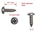 14 X 3/4" Stainless Pan Head Phillips Wood Screw, (50pc), 18-8 (304) Stainless Steel