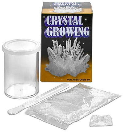 Kicko Growing Crystal Kit for Kids - 1 Set 4.5 Inch Magic Clear Jewelry Set - Ideal Skill