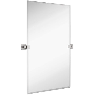 Rectangle Square Gold Pivot Mirror Adjustable Moving & Tilting Wall Mirror | 24" X 36"