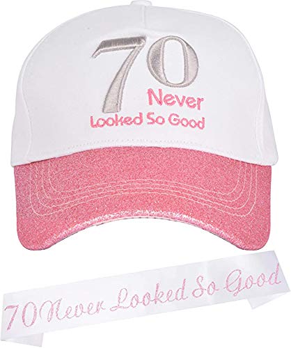 MEANT2TOBE 70th Birthday Gifts for Women, 70th Birthday Decorations for Women, 70th