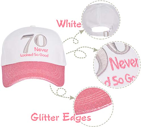 MEANT2TOBE 70th Birthday Gifts for Women, 70th Birthday Decorations for Women, 70th