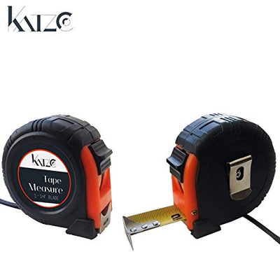 Katzco Retractable Tape Measure 25 Feet Long  Durable and Heavy-Duty Tape Measure