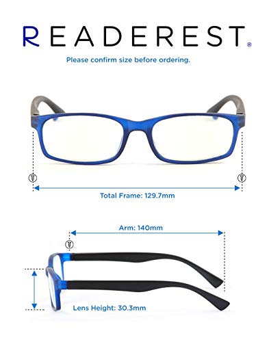 Blue-Light-Blocking-Reading-Glasses-Blue-Black-1-25-Magnification-Computer-Glasses