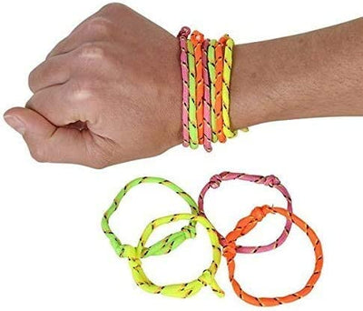 Kids Friendship Bracelets - 144 Piece - Four Neon Colors Pink, Green, Orange and Yellow