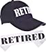 Retirement Gifts for Men, Retirement Party Hat, Officially Retired Sash and Hat Black