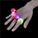 Kicko Bulk Light-up Rings for Kids - Assorted LED Spikey Glow Light Rings - Pack of 24