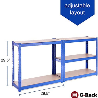 Garage Shelving Ts 71h X 35l X 16w Heavy Duty Racking Shelves For Storage 1