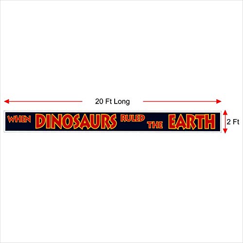 Jurassic Park Banner Sign Replica - Great for the Jurassic Park World Movie Fan That Loves