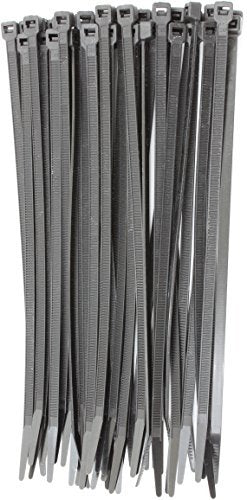 6" Black 40lbs (1,000 Pack) Zip Ties, Choose Size/Color, By Bolt