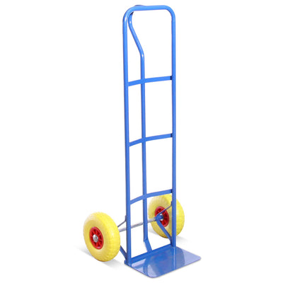 G-Rack P-Handle Sack Truck - High Back Steel Sack Barrow with Anti Puncture Tyres - Heavy