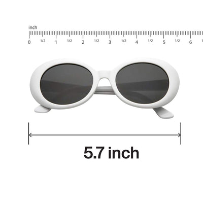 Kicko White Clout Glasses for High Fashion Accessory and Daily Wear - 3