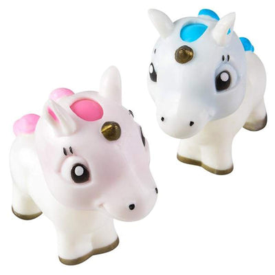 Kicko Squeeze and Ooze Slow Rising Squishy Unicorns - 6 Pack - Mythical Animal Display