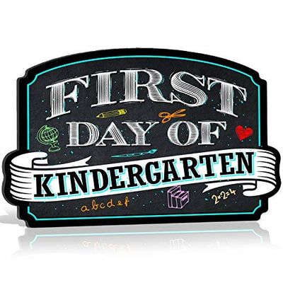 First Day of School Photo Picture Prop Rigid Coroplast Sign | 10 inches x 15.5 inches