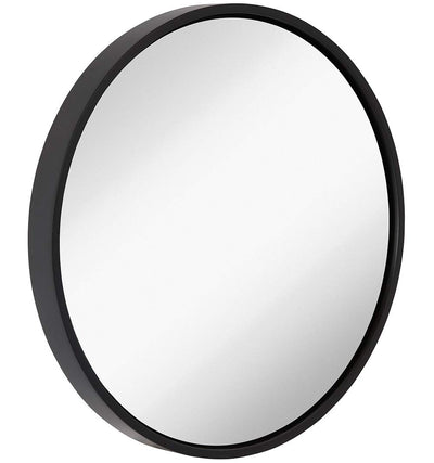 Clean Large Modern Black Frame Wall Mirror 30" X 40" Contemporary Premium Silver Backed