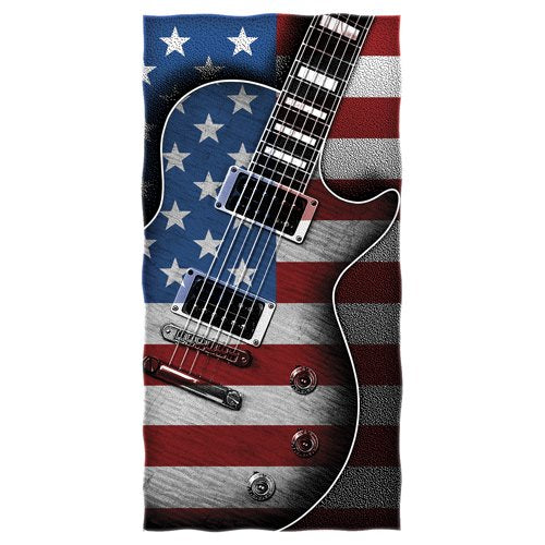 American Flag Guitar Beach/Shower