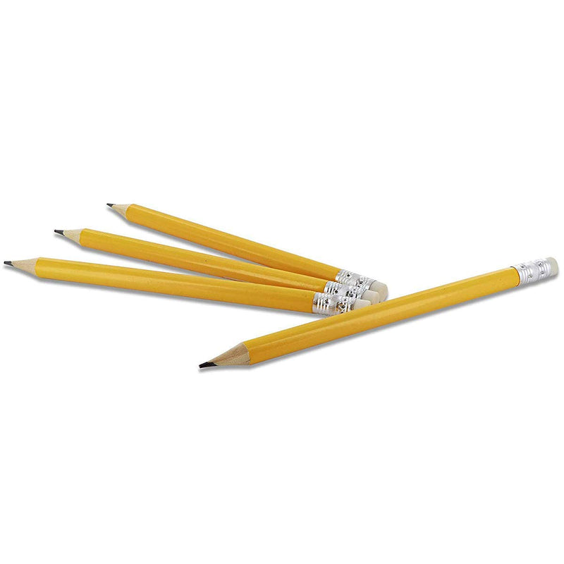 Kicko Jumbo Yellow Pencils - 6 packs 4 for a Complete Set of 24 Pencils - Number 2 Huge