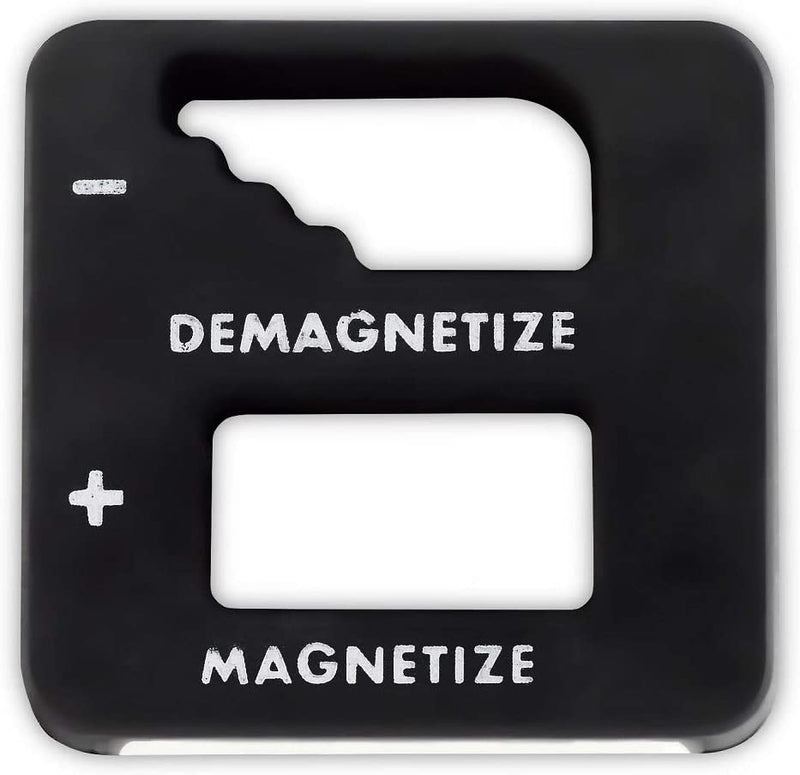 Precision Magnetizer and Demagnetizer - for Screwdrivers, Screws, Drill Bits, Sockets, Nuts, Bolts, Nails, Drivers, Wrenches, Tweezers, and Other Steel Tools