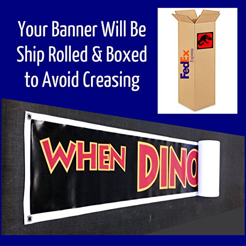 Jurassic Park Banner Sign Replica - Great for the Jurassic Park World Movie Fan That Loves