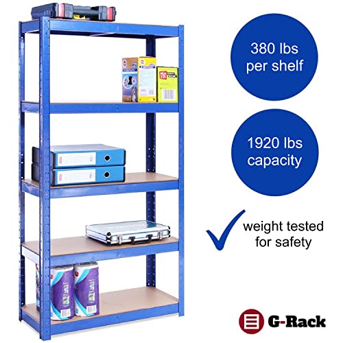 Garage Shelving Ts 71h X 35l X 16w Heavy Duty Racking Shelves For Storage 1