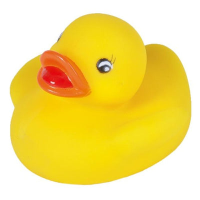 Kicko Tiny Rubber Duck Toys - 12 Pack Yellow Duckies for Kids Party Favors, on Birthdays