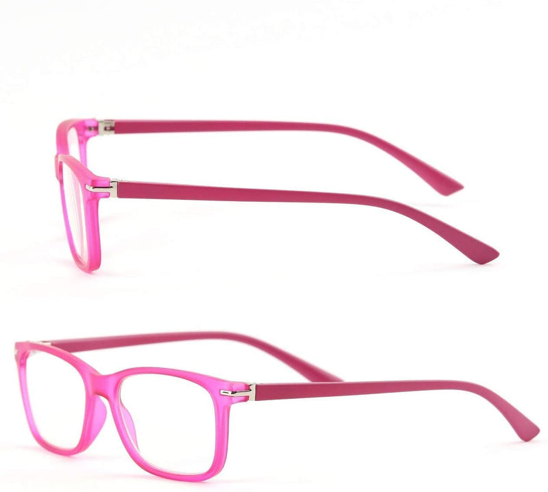 Blue-Light-Blocking-Reading-Glasses-Hot-Pink-1-75-Magnification-Computer-Glasses