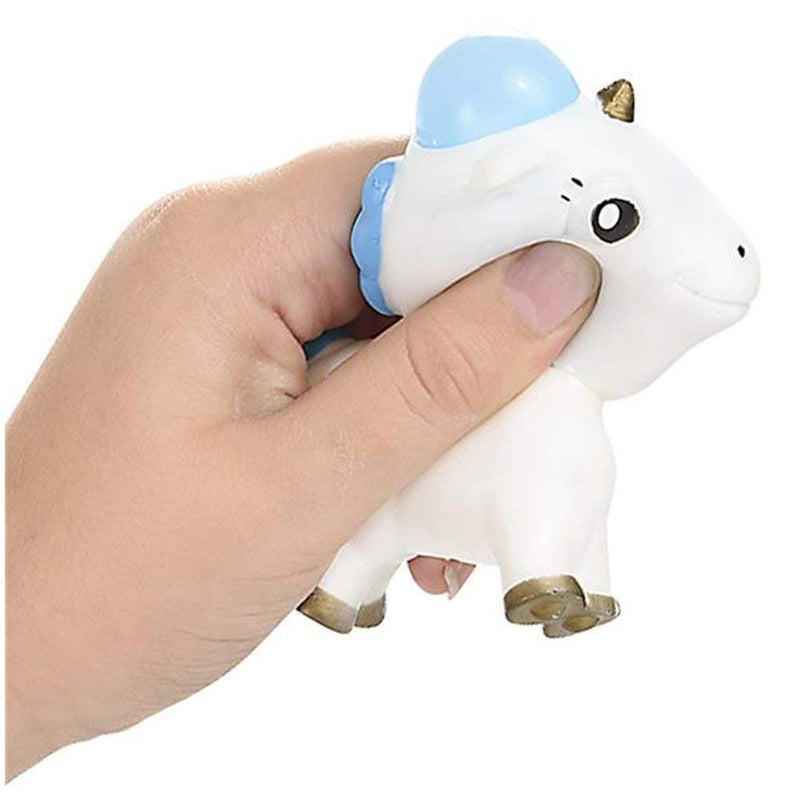 Kicko 3.5 Inch Slow Rising Squishies Unicorn - 2pc Mythical Animal Display Figure - Kiddie