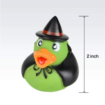 Kicko Halloween Monster Rubber Duckies - 2 Inch Assorted Spooky Ducks, Set