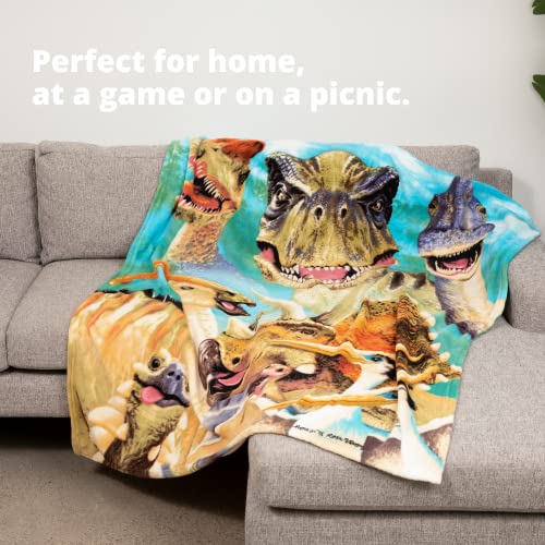 Sports Super Fan Fleece Throw Blanket