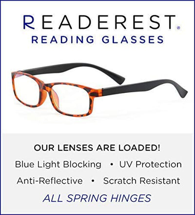 Blue-Light-Blocking-Reading-Glasses-Tortoise-Black-1-75-Magnification-Computer-Glasses